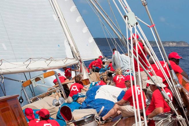 First day of racing - Superyacht Challenge Antigua © Claire Matches http://www.clairematches.com